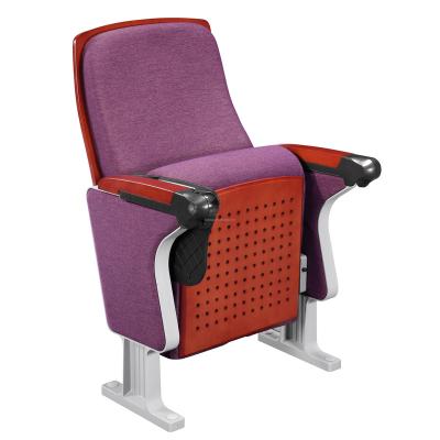 China Dark Purple Auditorium Seating Auditorium Chair Cinema Theater Public Seating for sale