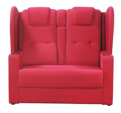 China Modern set design home luxury velvet sofa furniture KT-1512 loveseats for cinema theater restaurant for sale