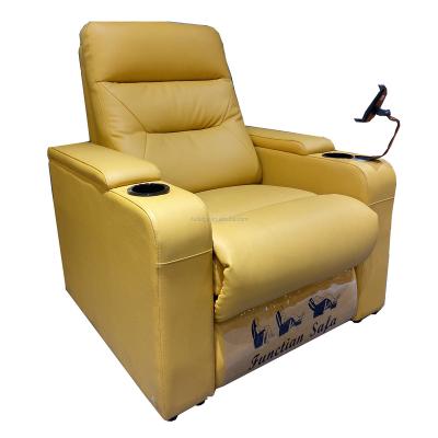 China Commercial Modern Home Cinema Sofa Furniture Electric Reclining Chairs For Home Theater School Government for sale