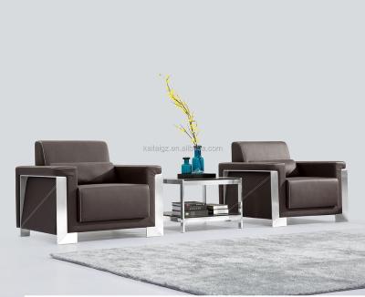 China K8027 Contemporary Luxury Leather Sofa Set For Living Or Office for sale