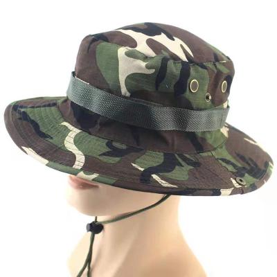 China COMMON Fresh Wide Brim Fishing Bonnie Boonie Hats With String for sale