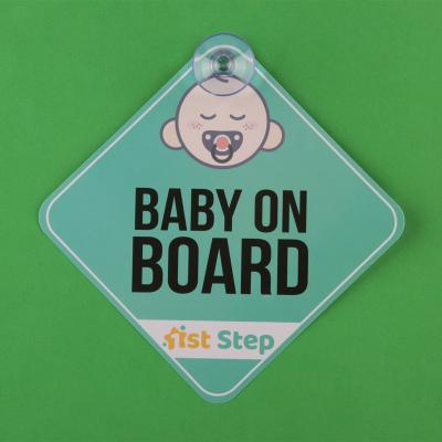 China Body Stickers Baby In The Car Sticker Baby On Board Warning Sticker for sale