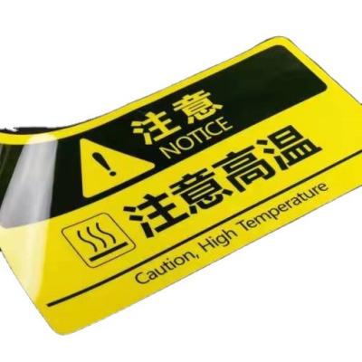 China Decorative 3M Gloss Vinyl Sticker Waterproof Logo Printing Adhesive Cosmetic Packaging Label for sale