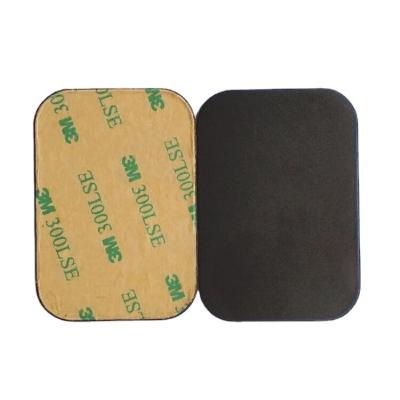 China With 3M adhesive metal plate for phone magnet with 45*65mm adhesive sticker for sale