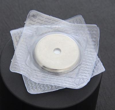 China Strong Industrial Magnet Neodymium Magnet Buttons With Hidden PVC Sewing for sale