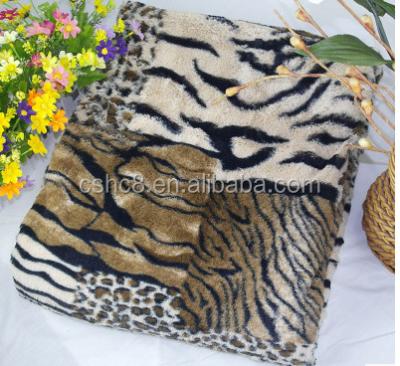 China Anti-pilling Anti-pilling Tiger Fluffy Skin Printed Coral Fleece Blanket for sale