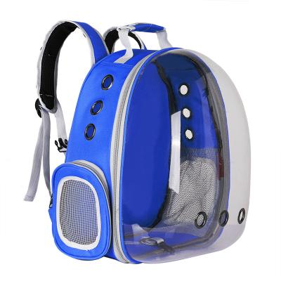 China Transparent Breathable Capsule Pet Backpack Bubble Backpack For Puppies Dogs Cat Pet Carrier Backpack for sale