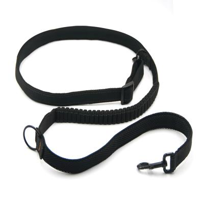 China Reflective Multi-Function Running Collar Reflective Multi-Function Running Harness Adjustable Hands Dog Leash Belt Professional Dog Free Walking Leash for sale