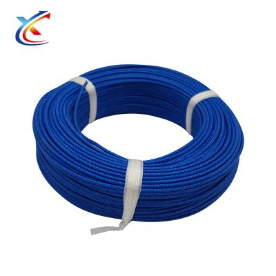 China Glass Fiber Braid Insulation Silicone Rubber Wire Size Voltage Heating Cable for sale