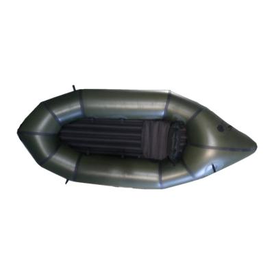 China PVC Customized Top Selling TPU Lightweight 1-Person Packraft Inflatable Raft Paddle Kayak / Bike for sale