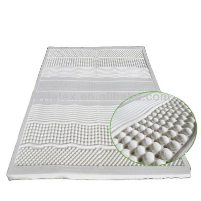 China Massage Latex Seven Zone Mattress Natural Latex Foam Mattress for sale