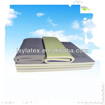 China High elasticity dunlop latex foam topper removable cover for sale