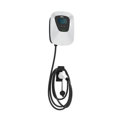 China APP control wallbox charging stations for electric vehicles 7kw ev charger type - 2 to type - 2 dynamic l cable charging adapter for sale