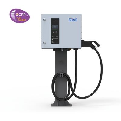 China APP Control EV Charger Factory Manufacturer SINO Ocpp ENERGY 3 Phase 30kw EV Floor Mounted Fast Electric Charging Station Car Charger for sale