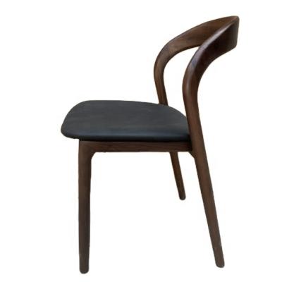 China Modern Factory Customized High Quality Modern Style Walnut Cafe Chair Bar Chair for sale