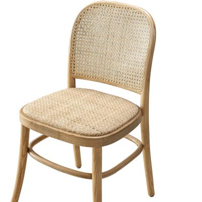 China Modern Chair Wholesale Rattan Dining Chairs For Sale Simple Garden for sale