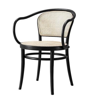 China Modern specializing in the production of high quality outdoor balcony wooden dining chairs with armrests for sale