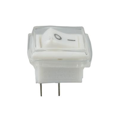 Cina Dust Proof Rocker Switch 2 Pins White Black T85 For Electric Equipment in vendita