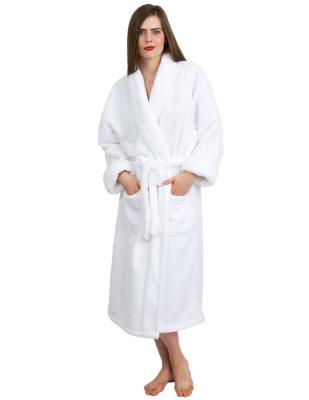 China Soft Plushy Terry bathrobe  private label 100% cotton for sale