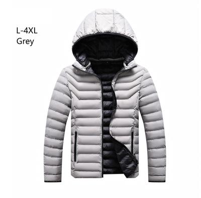 China Amazon hot-sales winter waterproof detachable hood padded cotton winter coat with polyester lining zipper closure accept custom for sale