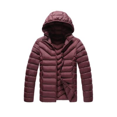 China Custom made Hot-sales polyamide fabric waterproof detachable hood cotton-padded jacket for men for sale