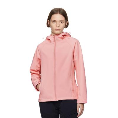 China Fashion High Quality QUICK DRY Design Zipper Softshell Jacket Waterproof Women With Side Pockets for sale