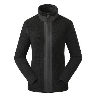 China Newly Waterproof Design Women Fleece Zip Up Jacket With Side Pockets for sale