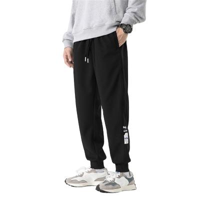 China Anti-wrinkle Tiktok hot-sales waist elastic polyester men's custom sports tracksuit woven label accept OEM ODM service for sale