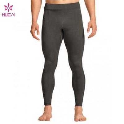 China Wholesale High Quality Breathable Moisture Wicking Compression Sports Running Tights Gym Gaiters For Men for sale