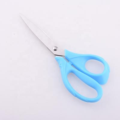 China Fashion Eco-friendly Design PP Handle Wholesale Paper Scissors For School Students for sale