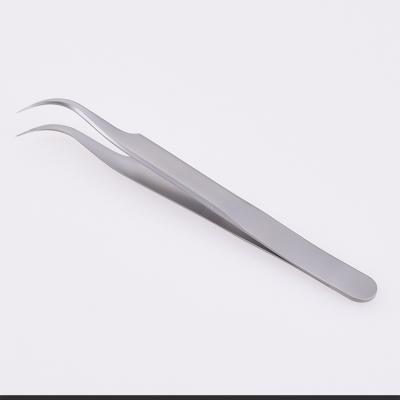 China Eyebrow Stainless Steel Eyelash Extension Pointed Tweezers for sale