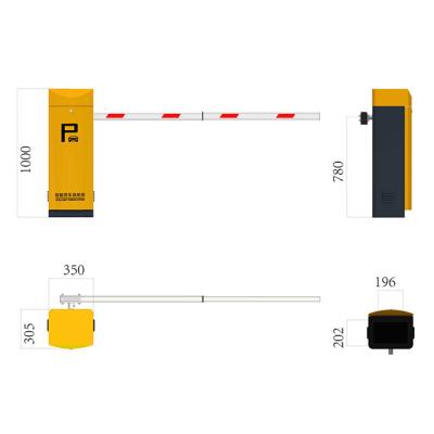 China Long life parking barrier factory with high tech interface sdk to API with boom for sale