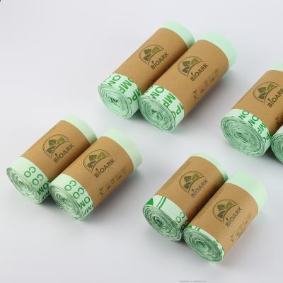 China Flat Bottom Eco - Friendly Disposable Compostable Garbage Bags With Low MOQ for sale