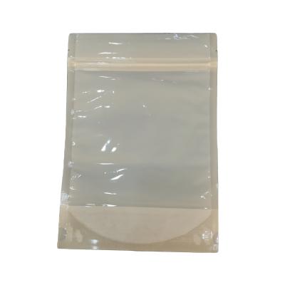 China Eco Friendly Biodegradable Transparent PLA Zipper Seal Bags Zip Lock Plastic Polybag for sale