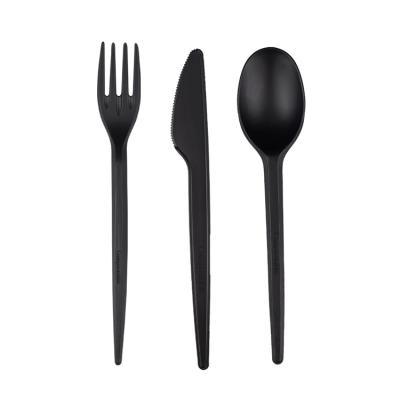 China High Quality Disposable Biodegradable Plastic Cutlery Ice Cream Fork And Spoon for sale