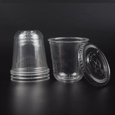 China 100% Biodegradable Custom Logo 100% Biodegradable Disposable Plastic Cups With Lid for sale