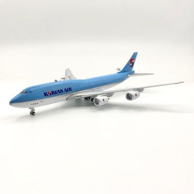 China Simulation Model 747-8 Airplane Model In 400 Scale Diecast Aircraft Model For Korean Airlines for sale