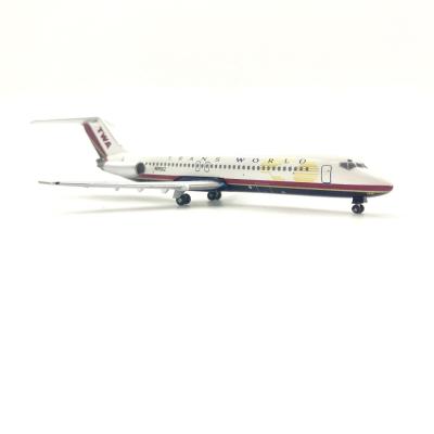 China Simulation Model 400 Scale McDonnell Douglas Collectable TWA DC-9 N996Z for sale