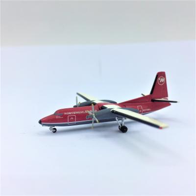 China FOKKER Fairchild FH-27 High Detailed Classic Airplane Model Customized 1:400 Simulation Model Die Cast Model Airplane For North West Airlink for sale