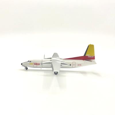 China Air West Airlines Fairchild F-27 simulation model spotting. N746L in 1/200 scale for sale