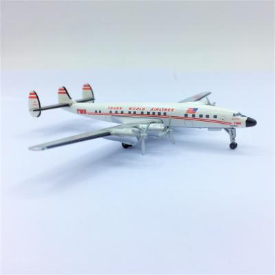 China Diecast Toy 1,400 TWA Lockheed L-1649 Scale Customized High Detailed Constellation Airplane Diecast Model For Sale for sale