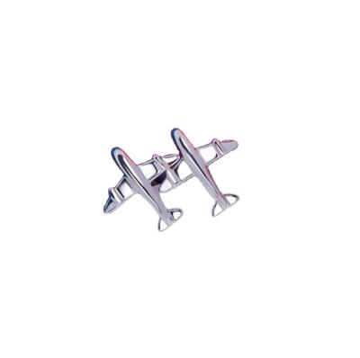 China 2021 FASHIONABLE s925 silver hot sale aviation gift pin airplane stump earring airplane attendants earrings for sale