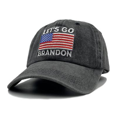 China COMMON Let Us Go Funny Anti Biden Brandon Hat Embroidered Dad Hat Political Liberal Hats For Men WomenAnti Biden HatsName for sale