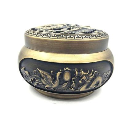 China Chinese Pure Brass Handcrafted Censer Incense Fragrance Censer For Home Meditation Incense In Stock For Sale for sale