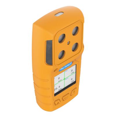 China Personal multi gas detector with Audible, Visual, Vibration , industrial gas detector en venta