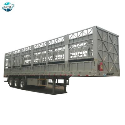 China Truck Trailer China Cattle Trailers/Cattle Semi Trailer For Sale/Horse Goat Sheep Transporting Fence Cattle Semi Trailer for sale