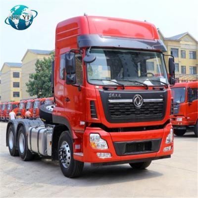 China New&used 400hp Dongfeng 6x4 tractor truck and trailer main dimensions truck engine price 6800x2496x2958 mm for sale