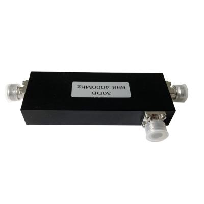 China Telecommunication RF Coupler 300W Coaxial Frequency 698-4000MHz 30dB Low PIM Microwave Device N-Female for sale