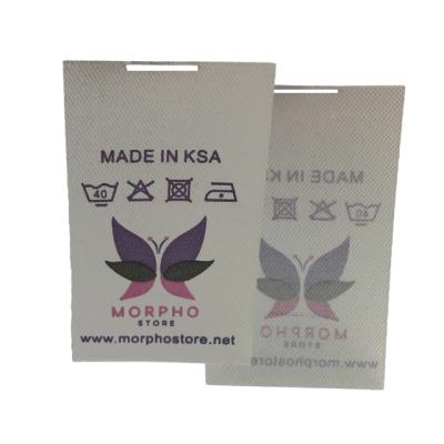 China Wholesale high quality white label clothing roll,clothing tags label for sale