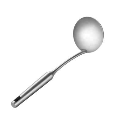 China Viable High End Pure Titanium Table Spoon Set Chinese Kitchen Appliances Soup Ladles for sale